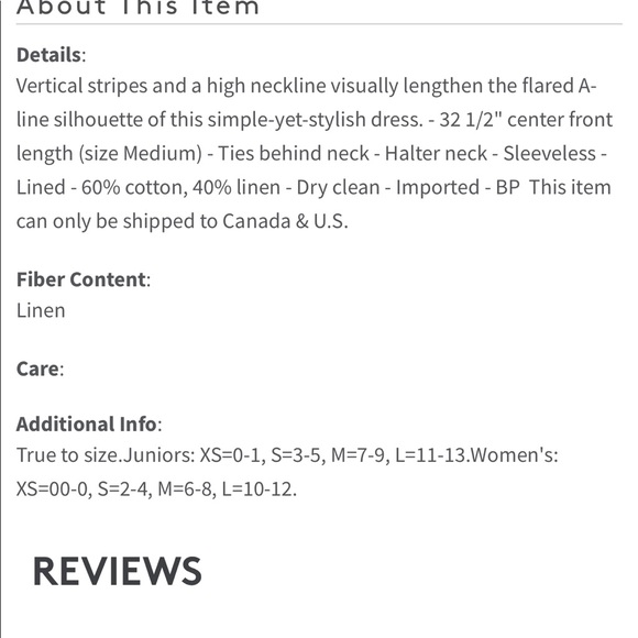 Lush cotton and linen striped dress - Picture 7 of 7